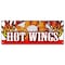 Signmission HOT WINGS BANNER SIGN buffalo spicy chicken crispy sauce hotsauce B-Hot Wings - alternate 1